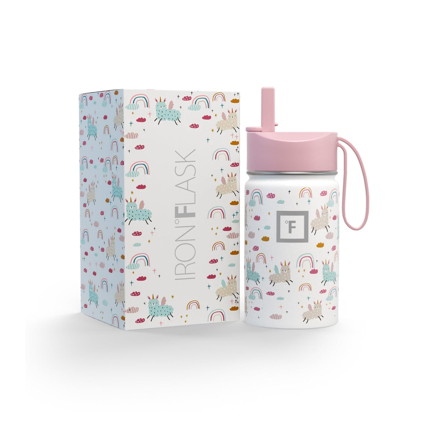 kids-water-bottle-l6 KC10ozBOXLOOK_LlamaRainbows.jpg